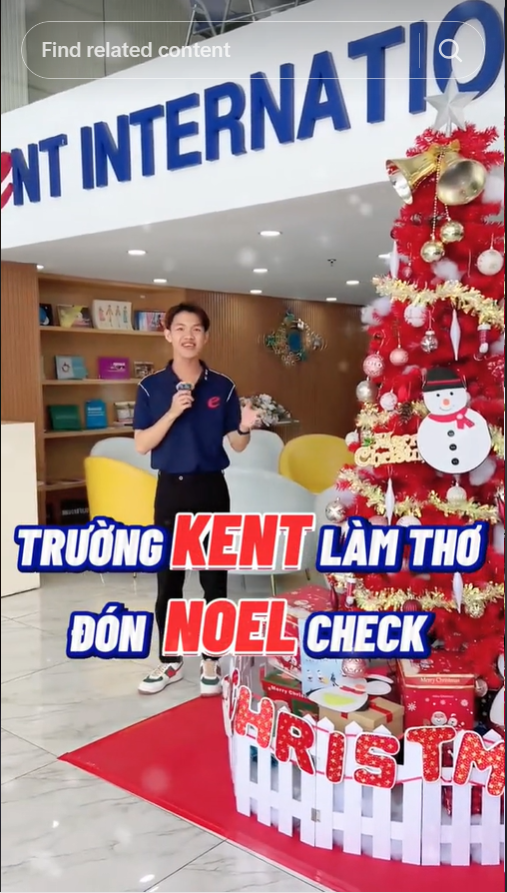 Trường KENT làm thơ gieo vần đón Noel